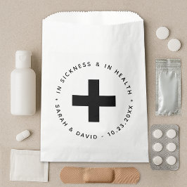 Sacolinha Kit de Cobertura Preto e Branco na Doença e na Saú