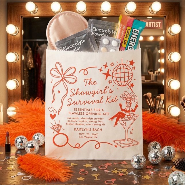 Sacolinha Kit de Sobrevivência para Despedida de Solteira da (Criador carregado)