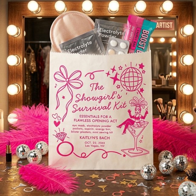Sacolinha Kit de Sobrevivência para Despedida de Solteira da (Criador carregado)