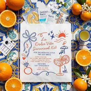 Sacolinha Kit de Sobrevivência para Despedida de Solteira La