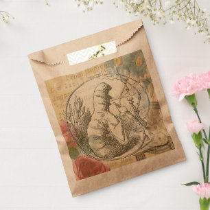 Sacolinha Lagarta do País das Maravilhas de Alice: Tenniel O