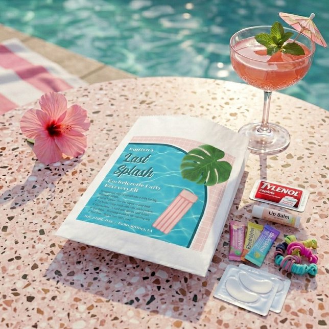 Sacolinha Last Splash Bachelorette Weekend Recovery Kit (Criador carregado)
