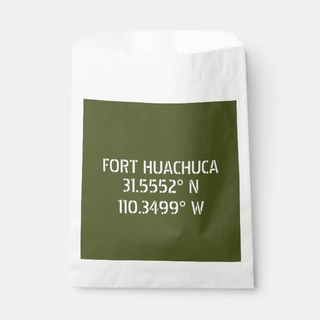 Sacolinha Latitude e Longitude de Fort Huachuca  (Frente)