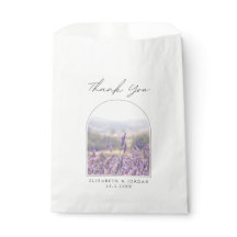 Lavanda Foto De Casamento Favorito Obrigado