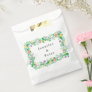 SACOLINHA LEMÃO CUTO E FLORANTES DECOUPAÇÃO FLORAL