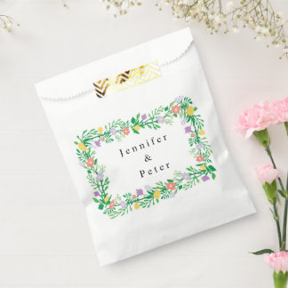 SACOLINHA LEMÃO CUTO E FLORANTES DECOUPAÇÃO FLORAL