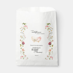 Sacolinha Lembrancinha de Chá de Bebê Floral Boho Chic de Fl