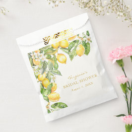 Sacolinha Lemon Floral Chá de panela Favor Bag