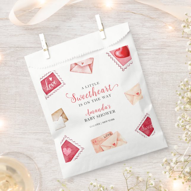 Sacolinha Letra Carimbo Sueco Namorados Chá de fraldas (Cortado)