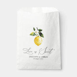 Sacolinha Limões de aquarela verde