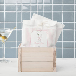 Sacolinha Listras Rosa Tini Um Está a Caminho Obrigado