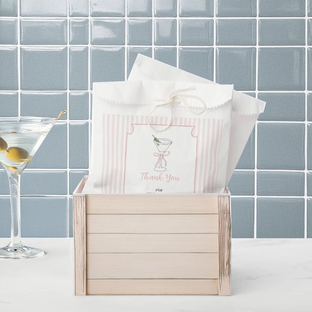 Sacolinha Listras Rosa Tini Um Está a Caminho Obrigado (Criador carregado)