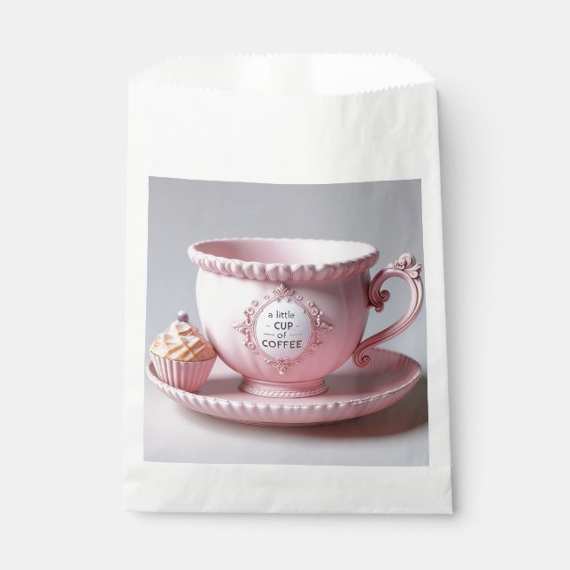 Sacolinha Little Coffee Cup, Chocolate Packaging, by Natasha (Frente)