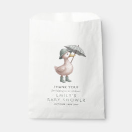 Sacolinha Little Duckling Baby Shower Guest Thank You