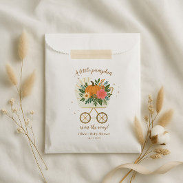 Sacolinha Little Pumpkin Girl Baby Shower