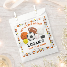 Sacolinha Little Rookie Sports 1st Birthday Party | All-Star