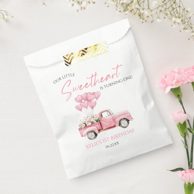 Sacolinha Little Sweetheart Valentine's Day Birthday Party (Selado)