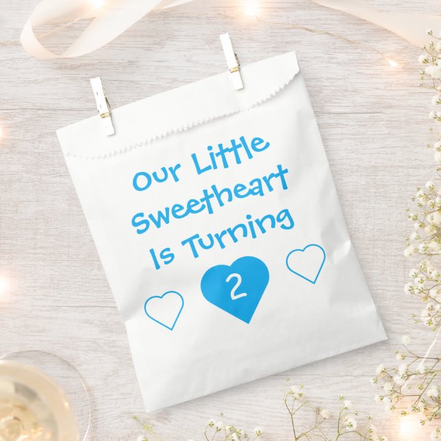 Sacolinha Little Swetheart Birthday (Cortado)