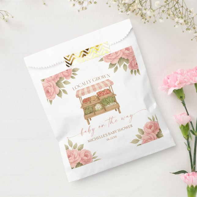 Sacolinha Locally Grown Baby Farmer's Market Baby Shower (Selado)