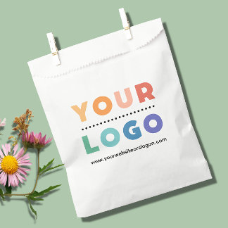 Sacolinha Logotipo da empresa personalizado Banda de papel d