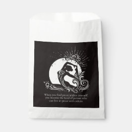 Sacolinha Logotipo de ganha preto branco-rei, com uma perna,