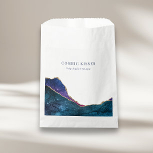 Sacolinha Logotipo de Marca Celestial Vibrante para Galáxias