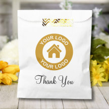 Logotipo e Texto Comercial Personalizados Obrigado
