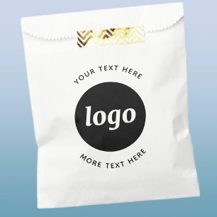 Sacolinha Logotipo Simples Com Texto Empresarial