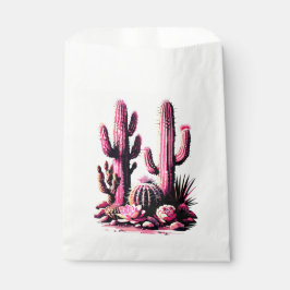 Sacolinha Lote de Cactos Rosa