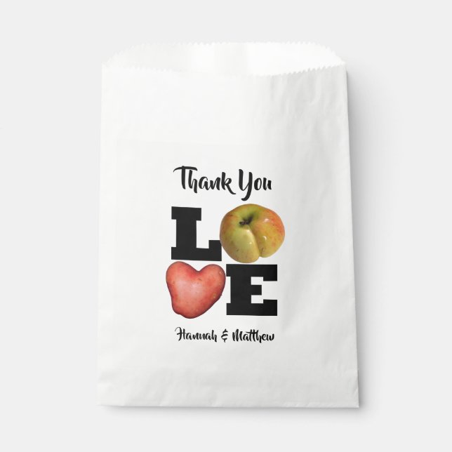 Sacolinha LOVE Collection Apple Potato Favor Bag (Frente)