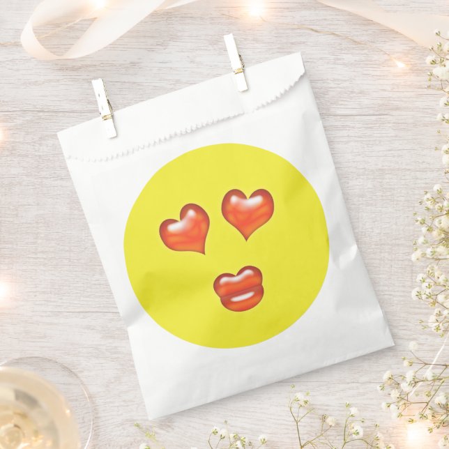 Sacolinha Love Emoji (Cortado)