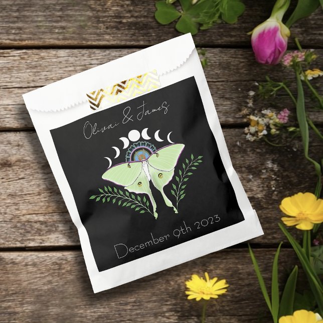 Sacolinha Luna Moth Moon Fases do Casamento (Criador carregado)