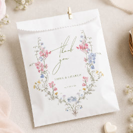 Sacolinha Lush Boho Flores Silvestres Casamento Elegante