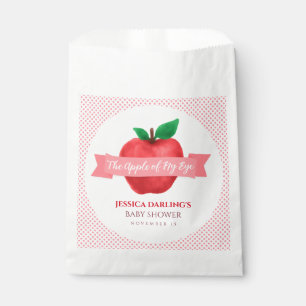 Sacolinha Maçã do meu olho cair   chá de fraldas do tema do 