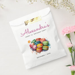 Sacolinha Macarons Coloridos Elegantes Aniversário de 16 Ano