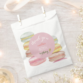 Sacolinha Macarons Franceses Aquarela Pintados à Mão