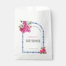 Sacolinha Mamma Mia Floral Mediterranean Italian Baby Shower