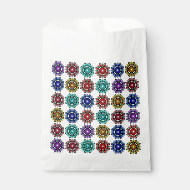 Sacolinha Mandala em várias cores (Frente)