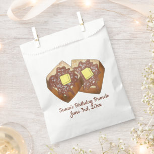 Sacolinha Manteiga de torrada francesa e Comida de café da m