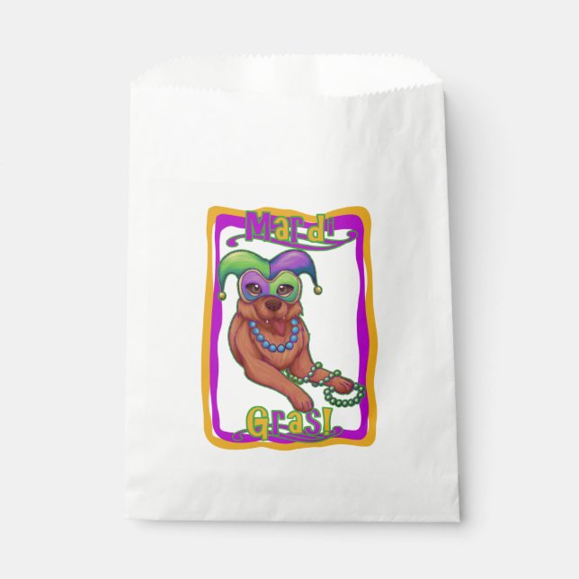 Sacolinha Mardi Gras Dog (Frente)