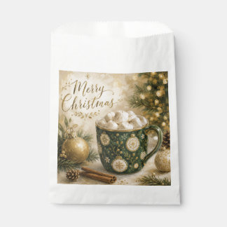 Sacolinha Marshmallows de Cacau Quente Cozy Green Gold