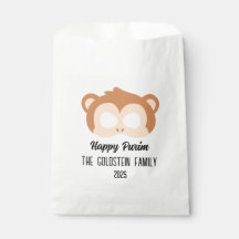 Mascarada fantasia de máscara de macaco Purim