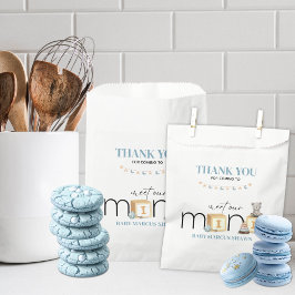 Sacolinha Meet The Mini Blue Favour Bag