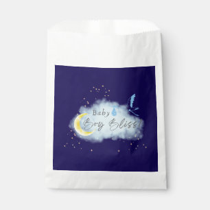Sacolinha Meia-noite Blue Starlit Baby Boy Stork