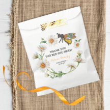 Mel Bee Chá de fraldas Favor Bag | Obrigado, Honey