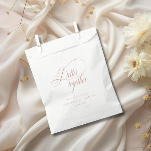 Sacolinha Melhor Juntos! Moderno, Caligrafia, Casamento