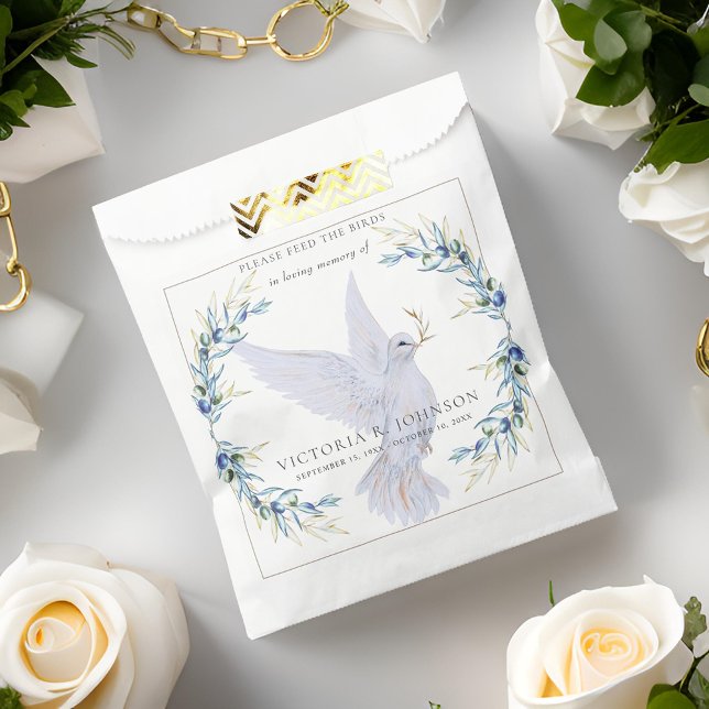 Sacolinha Memorial Funeral do Pacote de Sementes de Aves da  (Criador carregado)