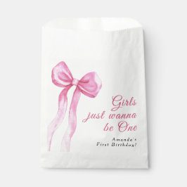 Sacolinha Meninas só querem ser um primeiro aniversario obri