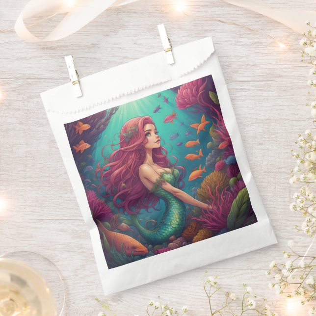 Sacolinha Mermaid Red (Cortado)