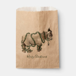 Sacolinha Merry Christmas Shetland Pony Favor Bag